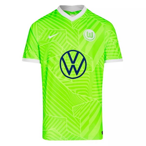 Heimtrikot Thailand Wolfsburg 2021-2022 Grün Günstige Fußballtrikots